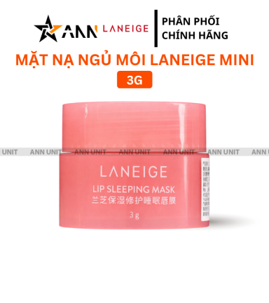 Mặt Nạ Ngủ Môi Laneige Mini 3g Hương Quả Mọng - Phiên Bản Trung - NAMOI03