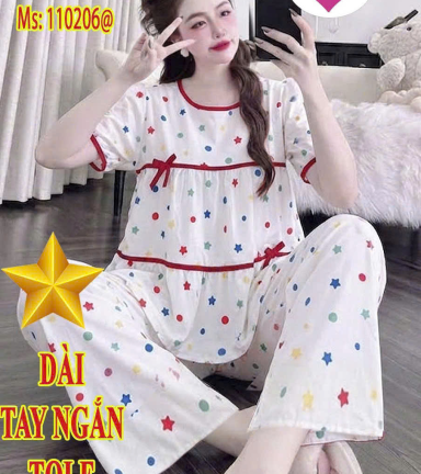 Đồ bộ nũ Dài tole babydoll QV-10206 - DBOR0232