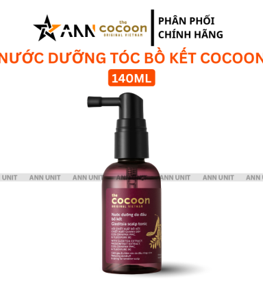 Nước Dưỡng Tóc Bồ Kết Cocoon Giảm Gàu Mượt Tóc 140ml - 8936217700995