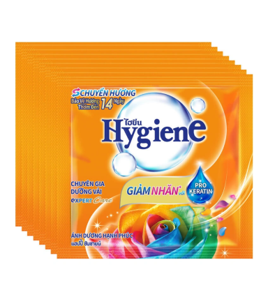 Set 24 Gói Nước Xả Vải Hygiene Đậm Đặc Màu Cam Expert Care Giảm Nhăn 20ml/ Gói - 8850092285029
