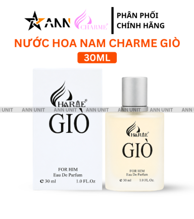 Nước Hoa Nam Charme Giò 30ml - Hương Thơm Cuốn Hút Sang Trọng - 8936194690760GIO