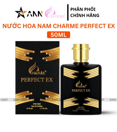 Nước Hoa Nam Charme Perfect Ex 50ml - Hương Thơm Sang Trọng Lịch Lãm - 8936194697042