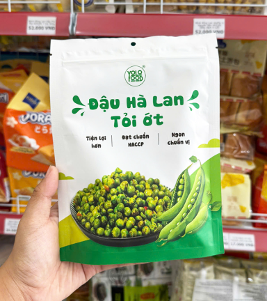 Đậu Hà Lan Tỏi Ớt Yolo Food 100g - 8936208939267