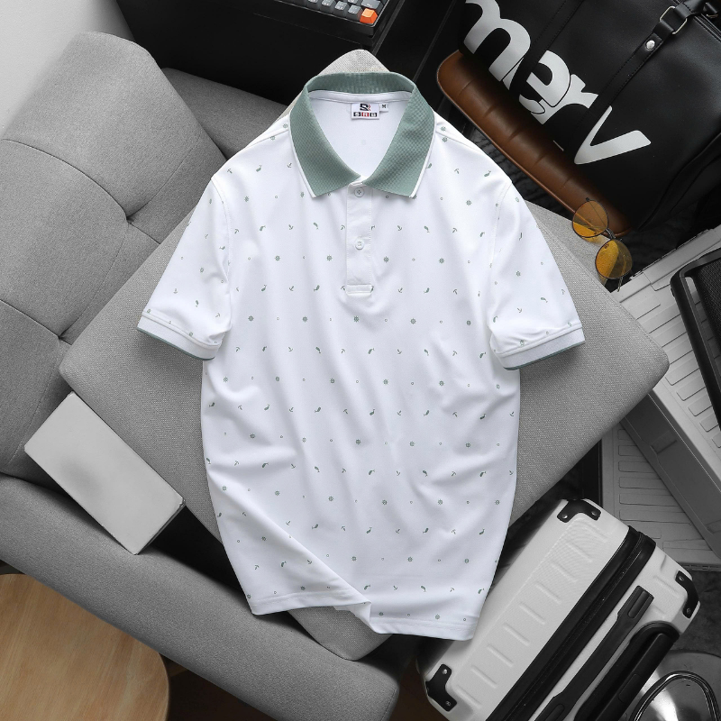 29654_2_20260530173557.png Áo Thun Polo Nam - Áo Thun Nam Cổ Bẻ In Họa Tiết Nhí Và Viền Áo Big Size - CS303