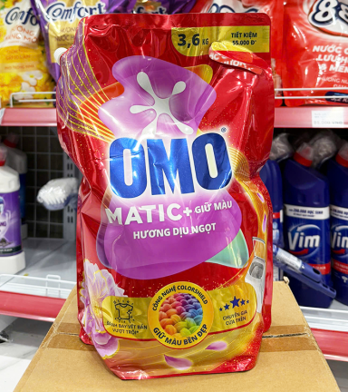 Nước Giặt OMO Matic Cửa Trên Hương Thơm Dịu Ngọt 3.6kg - 8934868184287