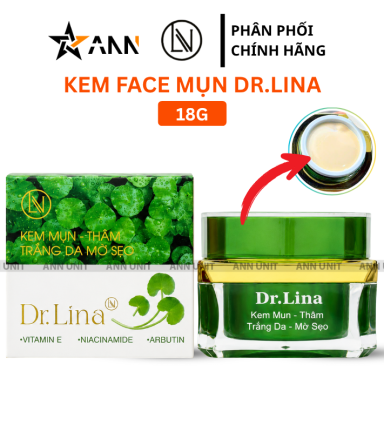 Kem Face Dr Lina Xanh Giảm Mụn Mờ Thâm Sáng Da Mờ Sẹo 18g - 8938566979718