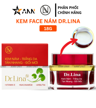 Kem Face Dr Lina Đỏ Mờ Nám Sáng Da Giảm Tàn Nhang Đồi Mồi 18g - 8938566979688