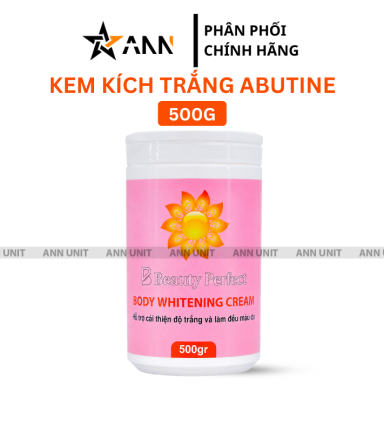 Kem Kích Trắng Beauty Perfect Body Whitening Cream Hồng 500g Phiên Bản Việt Nam - 8938566979572