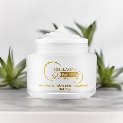 Kem Face Collagen X3 TN Ban Đêm Mỹ Phẩm Đông Anh 15g