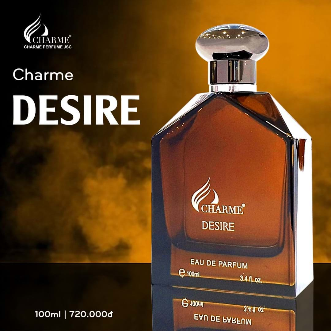 Nước hoa Nam Charme Desire 100ml  Quyến Rũ Mạnh Mẽ  Cá Tính