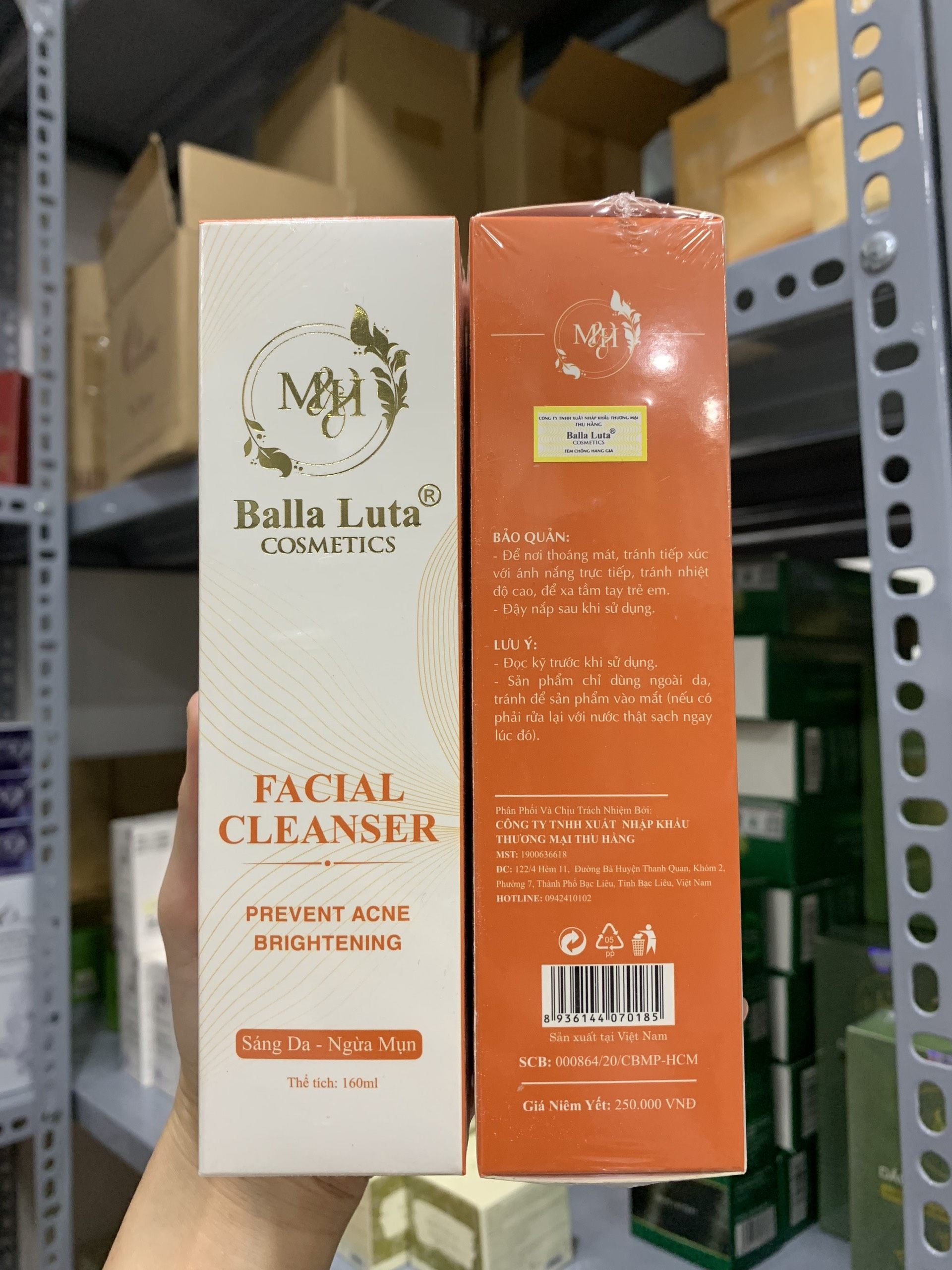 Sữa Rửa Mặt Balla Luta Ngừa Mụn Sáng Da