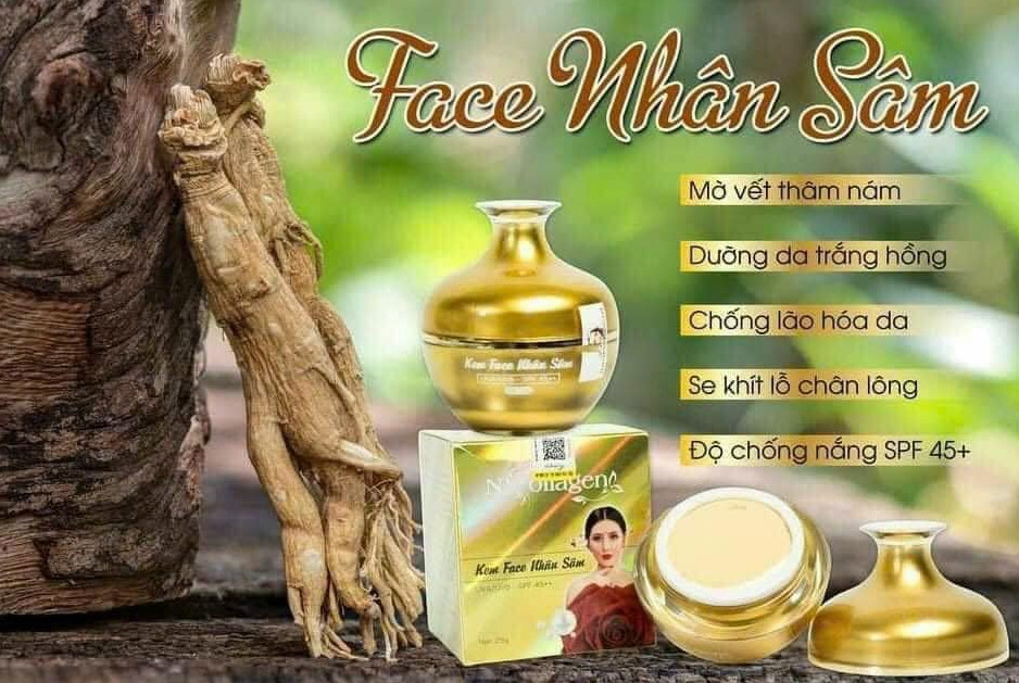 Kem Face Nhân Sâm vàng N Collagen Chính hãng