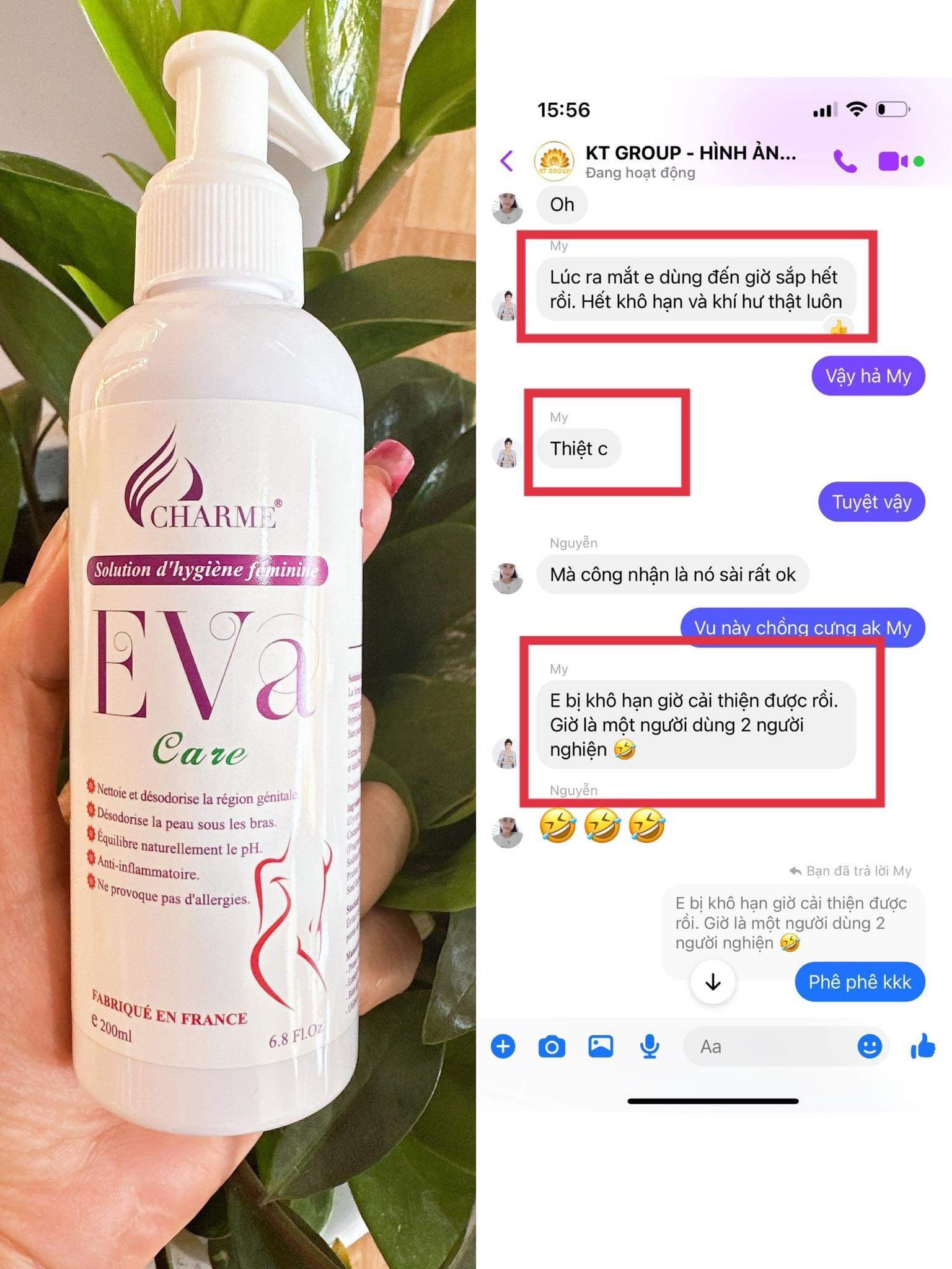 Để vùng yêu luôn được cưng chiều sở hữu ngay Charme Eva Care
