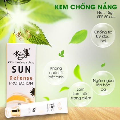 Kem chống nắng Fairy size 15gram là dòng mỹ phẩm cao cấp với công nghệ Hàn Quốc