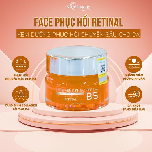 Kem Face Phục Hồi Da B5 N Collagen Tái tạo nền da mới khỏe đẹp hơn