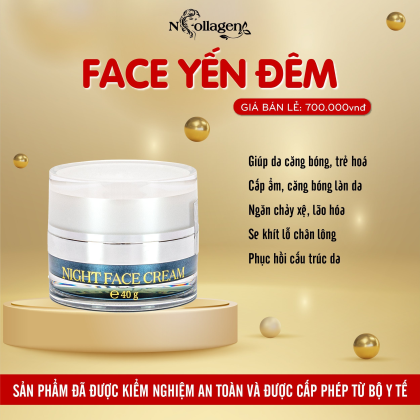 Kem Face Tổ Yến Ban Đêm N Collagen
