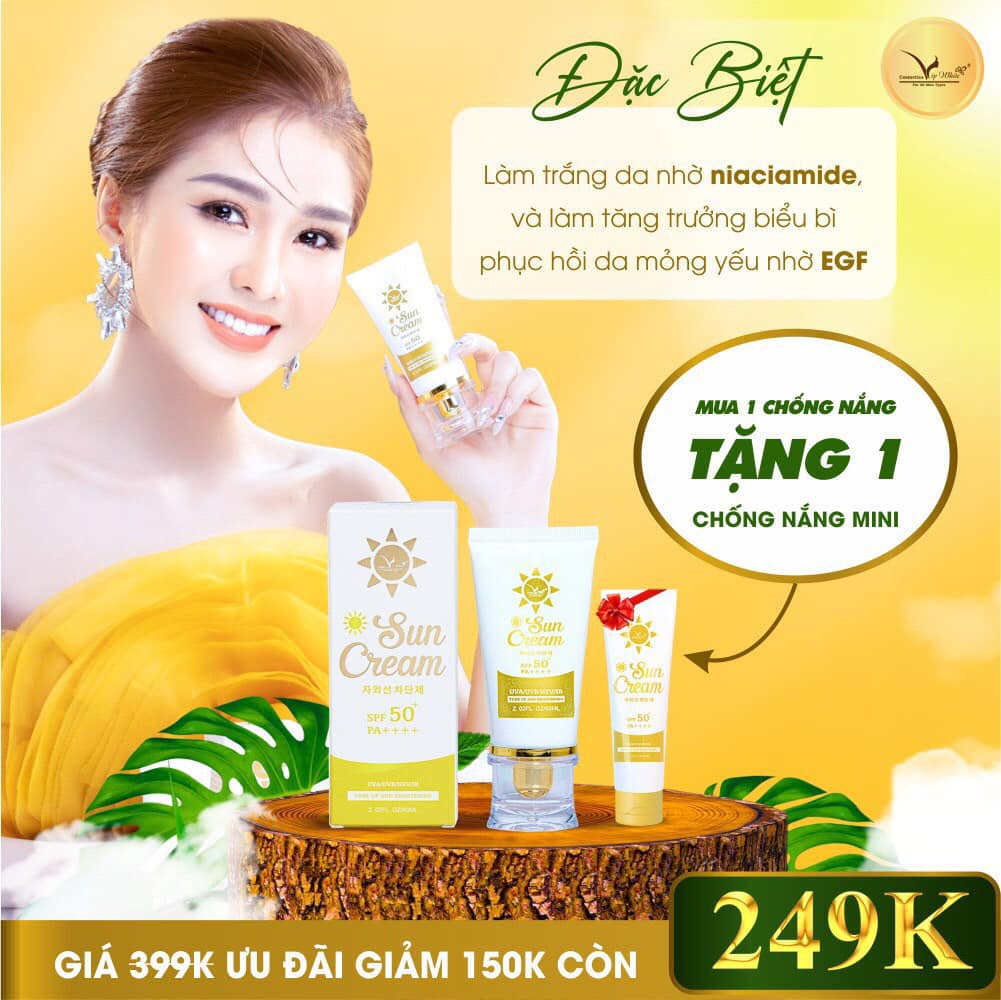 Kem Chống Nắng VIP White Cải Tiến Đỉnh Cao Cập Nhật Công Nghệ Mới