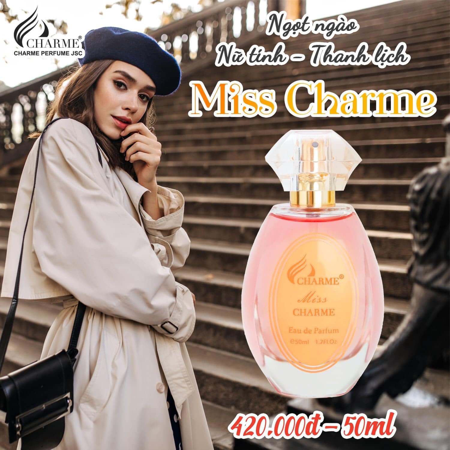 Yêu đậm sâu thơm lâu là sẽ nhớ nước hoa Charme Miss Charme