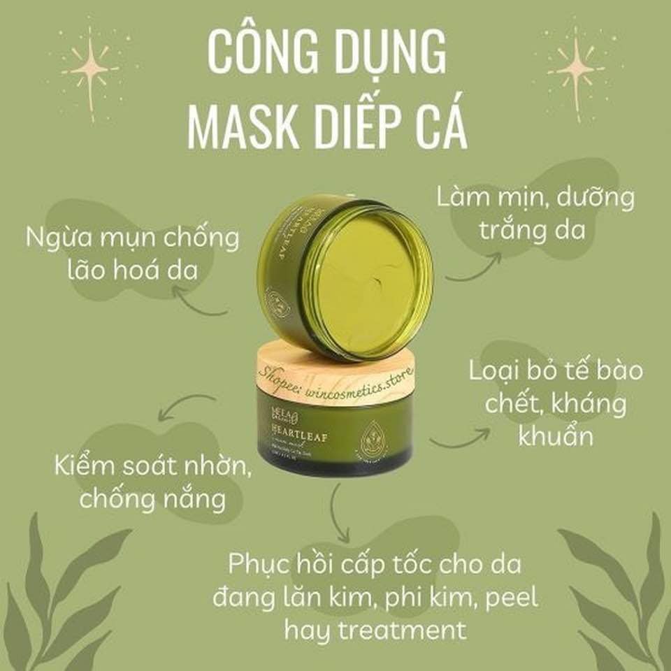 Mặt Nạ Diếp Cá Tái Sinh MeeA Organic chính hãng