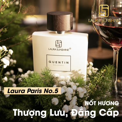 Nước hoa Nam Quentin Laura Paris No5 100m