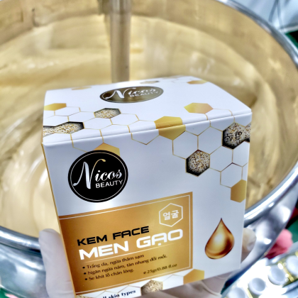 Kem Face Men Gạo Nicos Beauty một sản phẩm thuộc thương hiệu Nicos Beauty