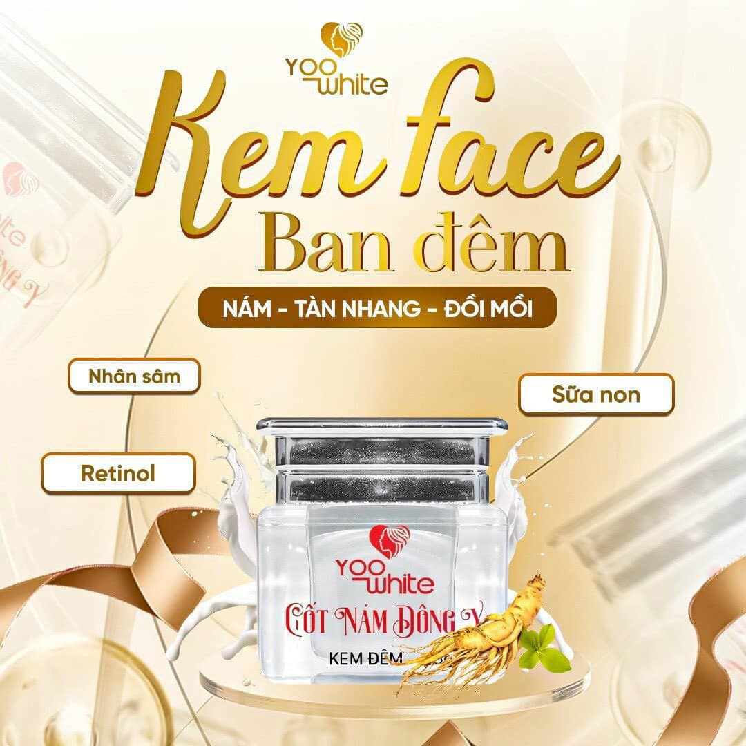 Kem Face Cốt Nám Đông Y Yoo White chính hãng