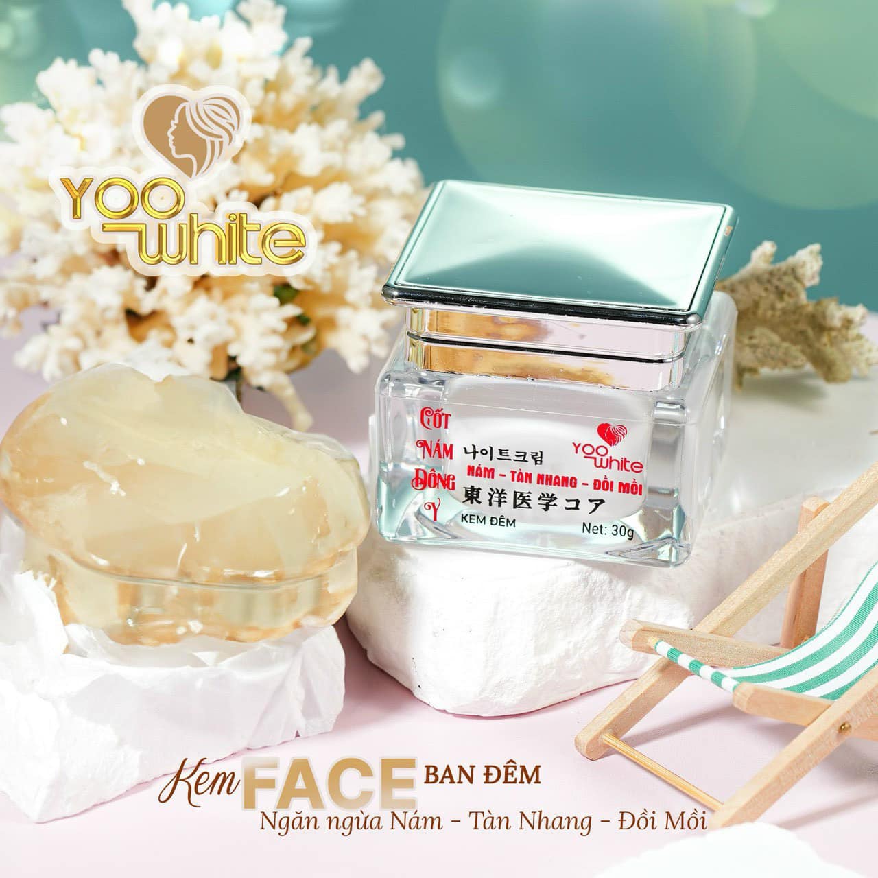 Kem Face Cốt Nám Đông Y Yoo White chính hãng