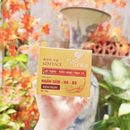 Kem Face Cốt Trắng Nhân Sâm Yoo White chính hãng