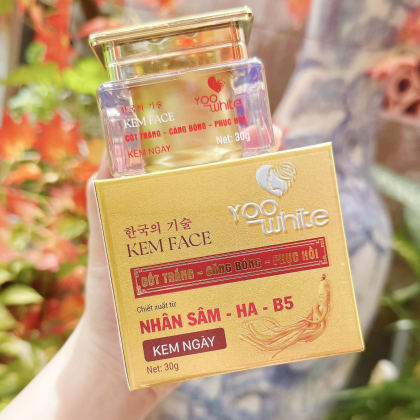 Kem Face Cốt Trắng Nhân Sâm Yoo White chính hãng
