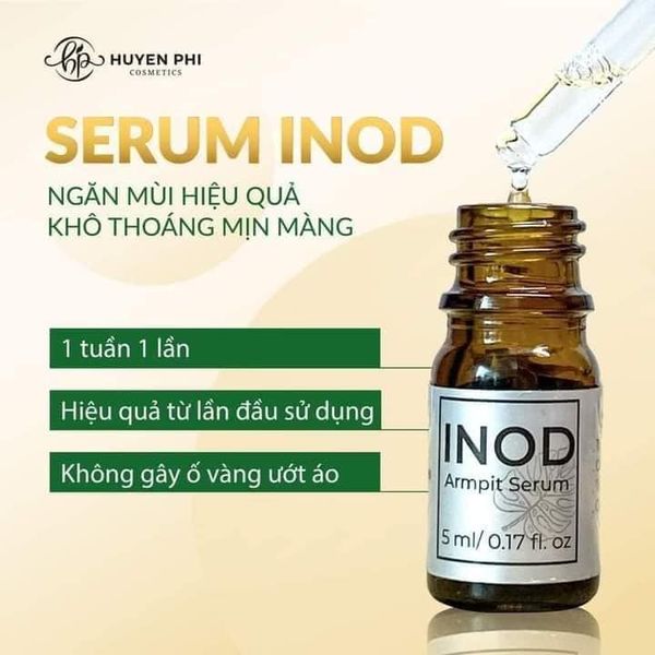 Serum Inod Khử Mùi Hôi Nách Và Hôi Chân Huyền Phi Cosmetics công dụng hiệu quả
