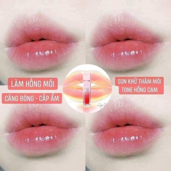 Son Dưỡng Hồng Môi Hanayuki Lips Pink giúp môi căng hồng