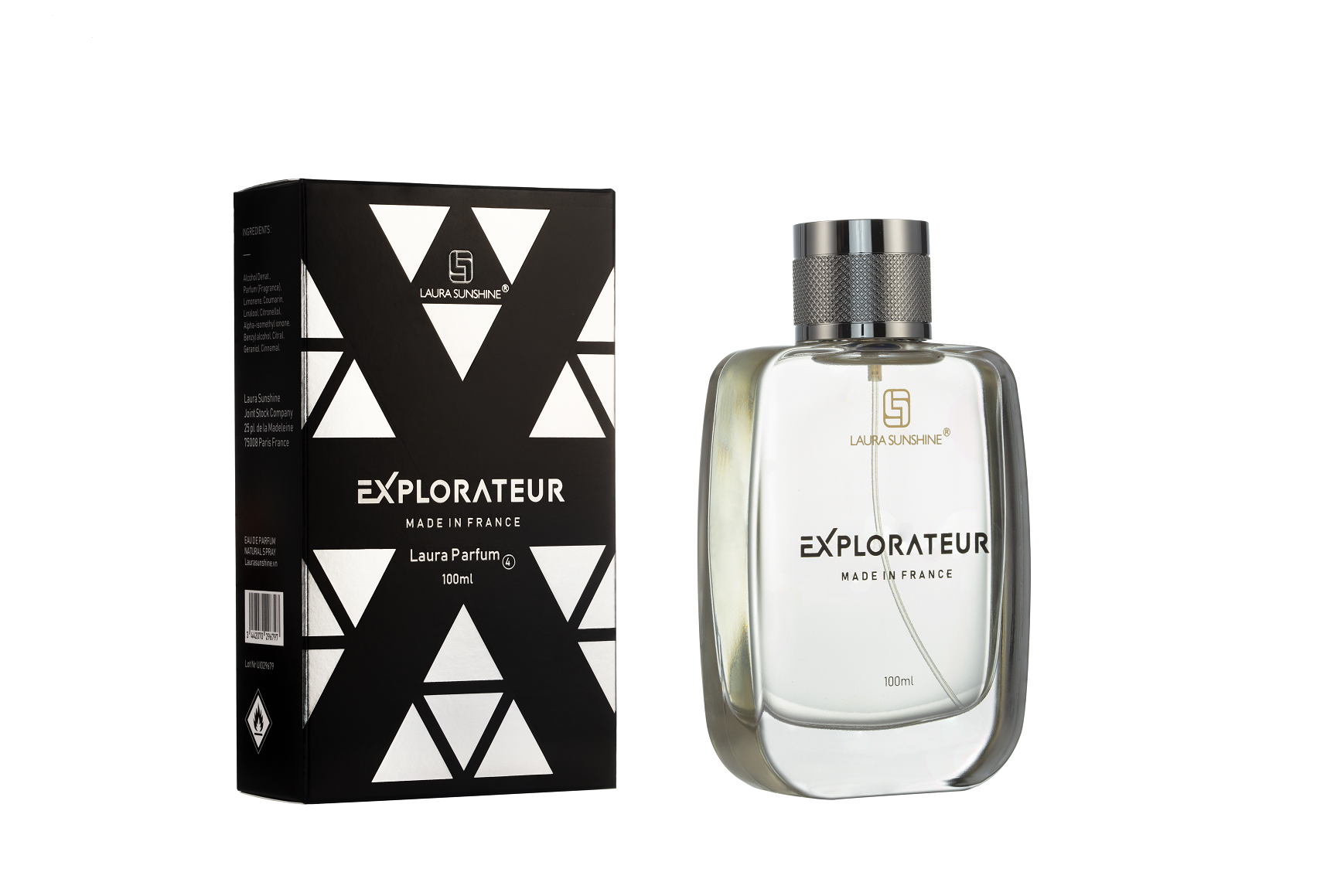 Nước hoa Nam Explorateur Laura Paris Nhật Kim Anh No4 100ml