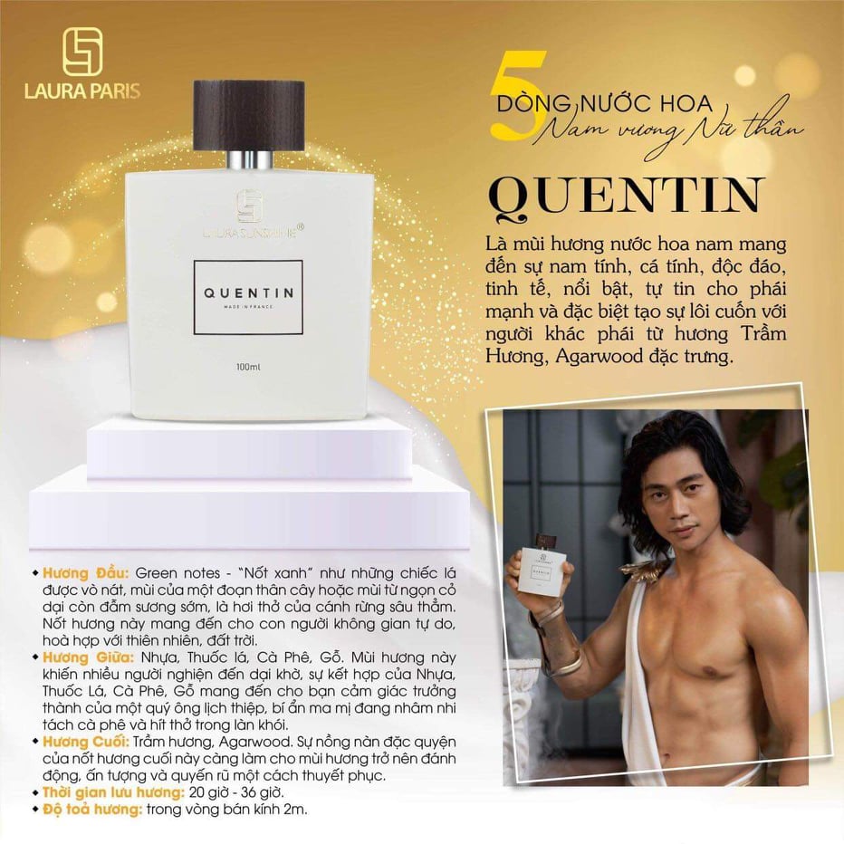 QuenTinNo.5 Nước Hoa Nhật Kim Anh Nam Laura PaRis