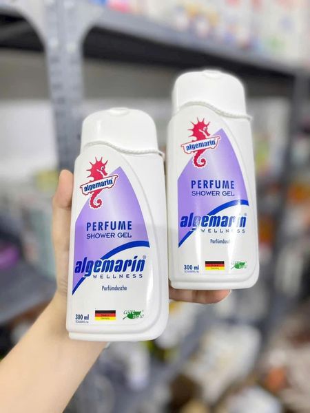 Sữa Tắm Cá Ngựa Algemarin Hương Nước Hoa Chai Vuông 300ml
