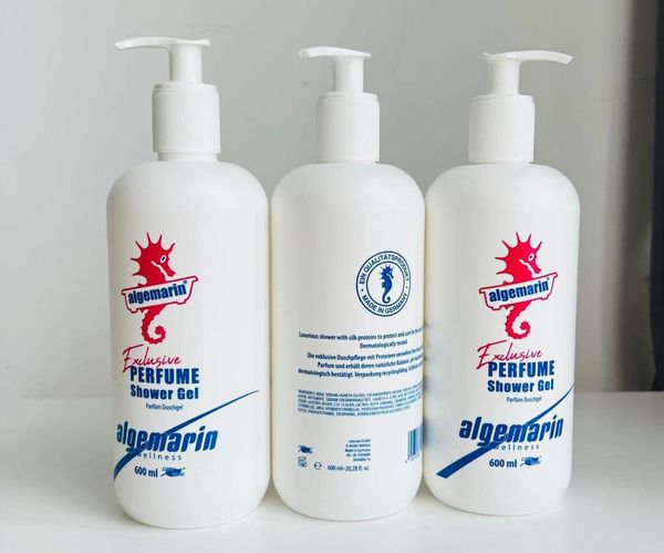 Sữa Tắm Cá Ngựa Algemarin Hương Nước Hoa Chai Vòi 600ml