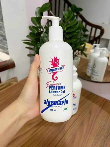 Sữa Tắm Cá Ngựa Algemarin Hương Nước Hoa Chai Vòi 600ml