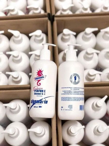 Sữa Tắm Cá Ngựa Algemarin Hương Nước Hoa Chai Vòi 600ml