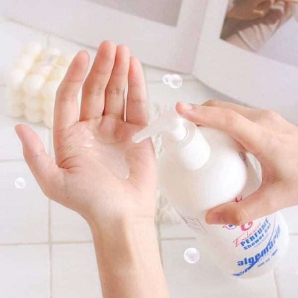 Sữa Tắm Cá Ngựa Algemarin Hương Nước Hoa Chai Vòi 600ml