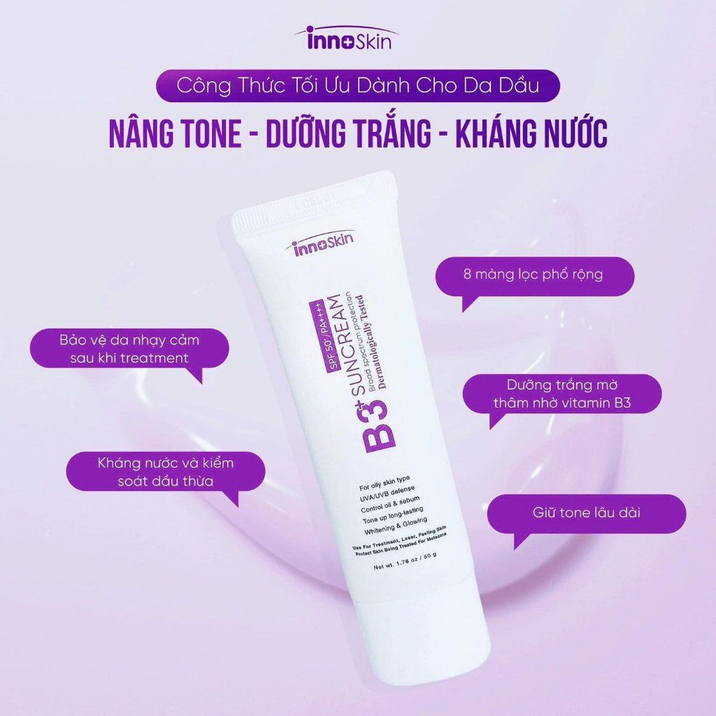 Kem chống nắng B3 + Innoskin có xứng đáng là Kem chống nắng hot nhất 2023