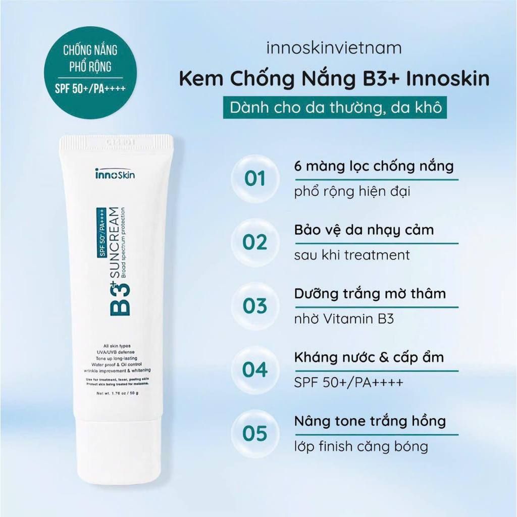 Kem chống nắng B3 + Innoskin có xứng đáng là Kem chống nắng hot nhất 2023