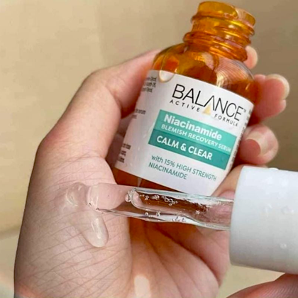 Serum Balance Active Formula Ngừa Mụn Mờ Thâm 30ml Niacinamide 15%