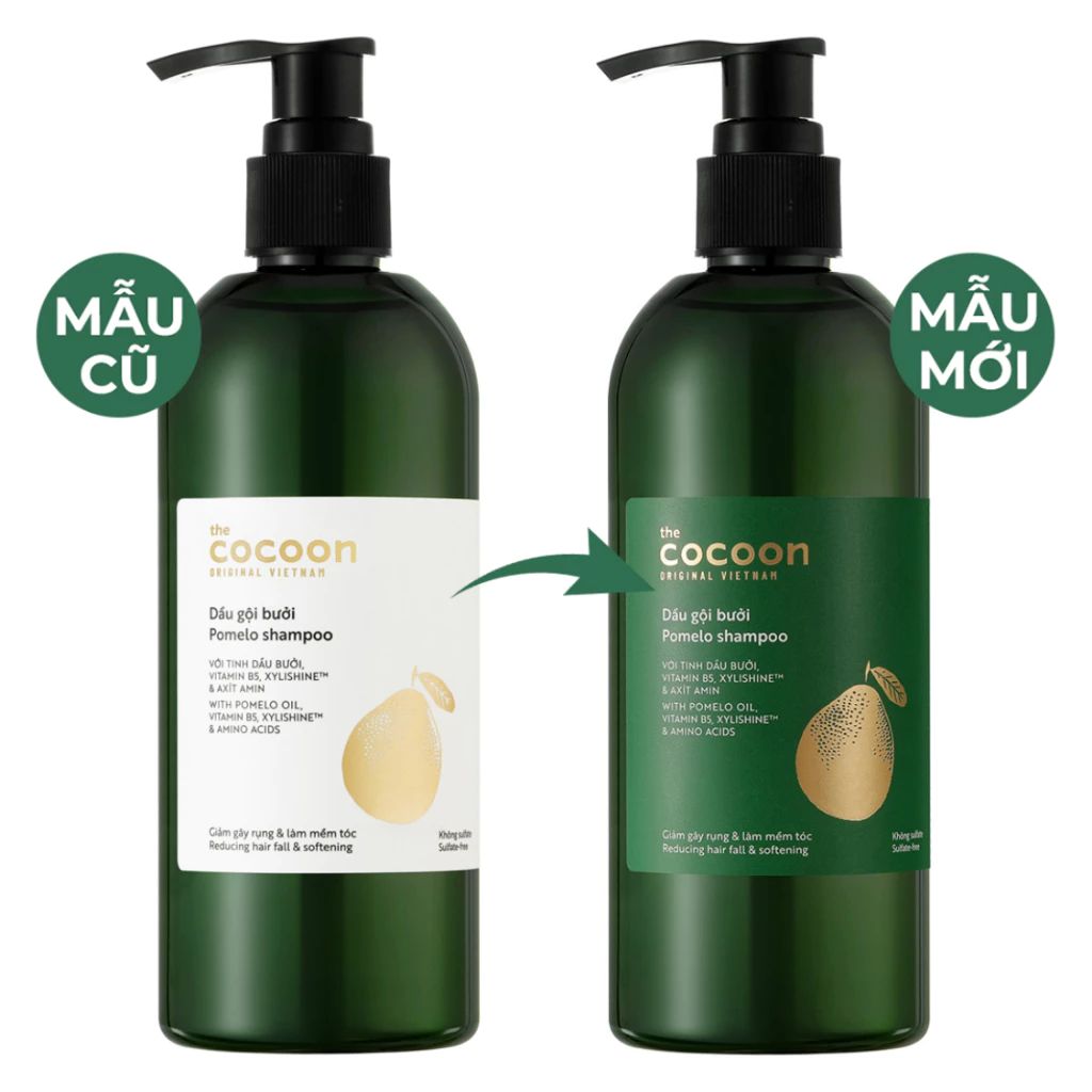 Dầu gội bưởi Pomelo Cocoon 500ml thuần chay