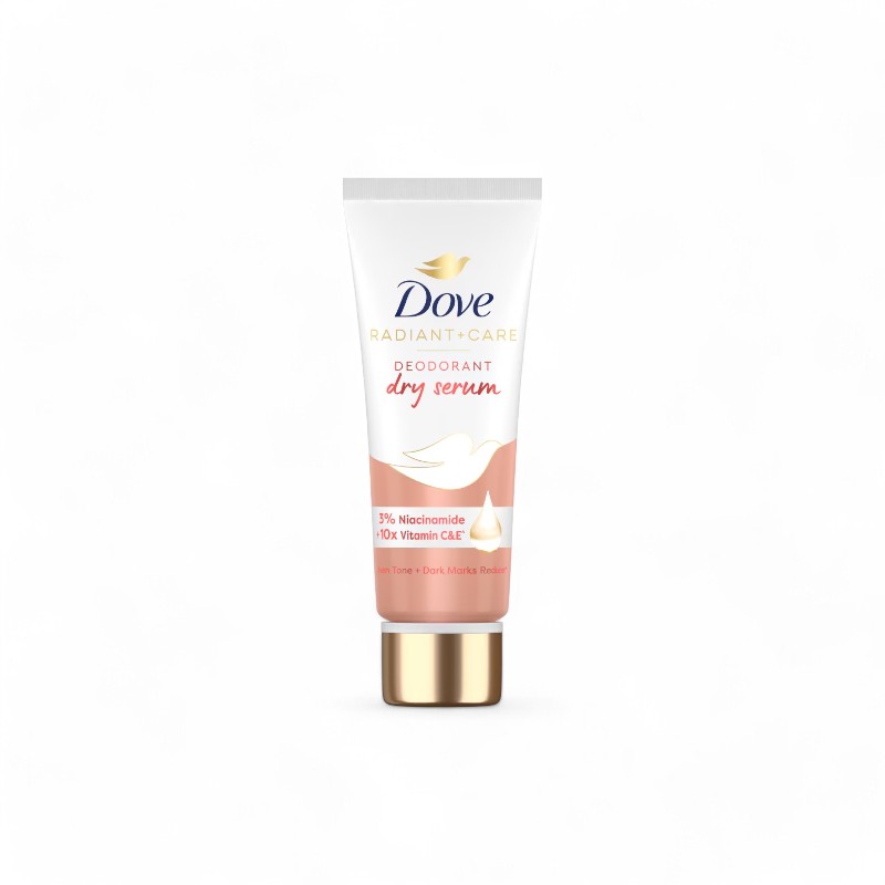 Serum Khử Mùi Dưỡng Trắng Dove 3% Niacinamide + 10x Vitamin C&E Tuýp Màu Cam 40ml