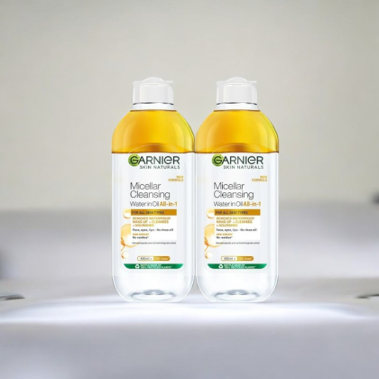 Nước Tẩy Trang Làm Sạch Sâu Lớp Trang Điểm Garnier Micellar Oil-Infused Cleansing Water For All Skin Types 400ml