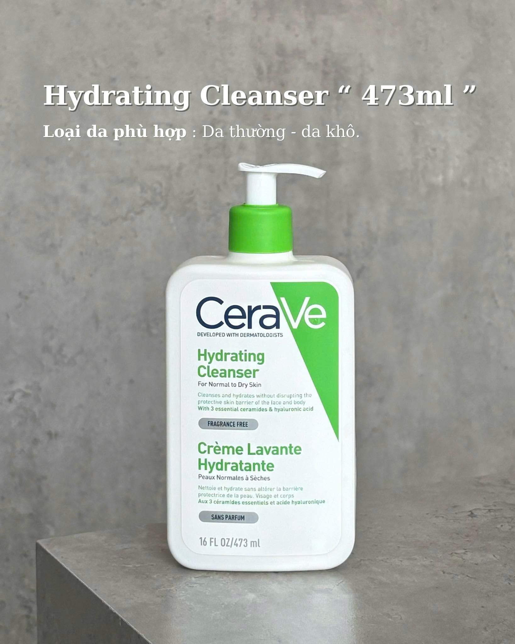 sữa rửa mặt CeraVe đều có thể đáp ứng nhu cầu của bạn mà không để lại cảm giác khó chịu trên da