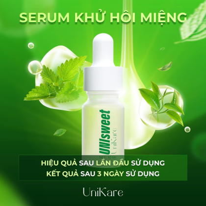 Serum Giảm Hôi Miệng Unisweet Unikare 10ml