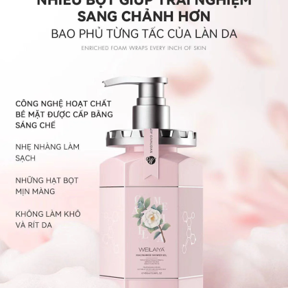 Điểm nổi bật của sữa tắm trắng da hoa trà Weilaiya