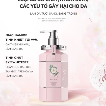 Điểm nổi bật của sữa tắm trắng da hoa trà Weilaiya