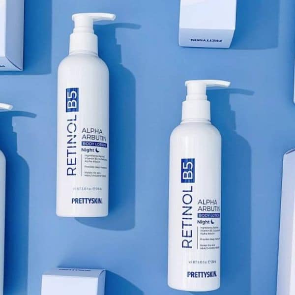 Kem Dưỡng Thể Trắng, Tái Tạo, Phục Hồi Làn Da Ban Đêm Body Treatment Pretty Skin Retinol B5 250ml