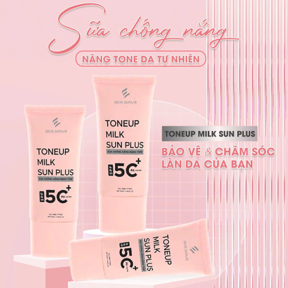 Kem Chống Nắng Eros Skinlab Tone Up White Milk Sunplus SPF 50+ PA++++ 50ml